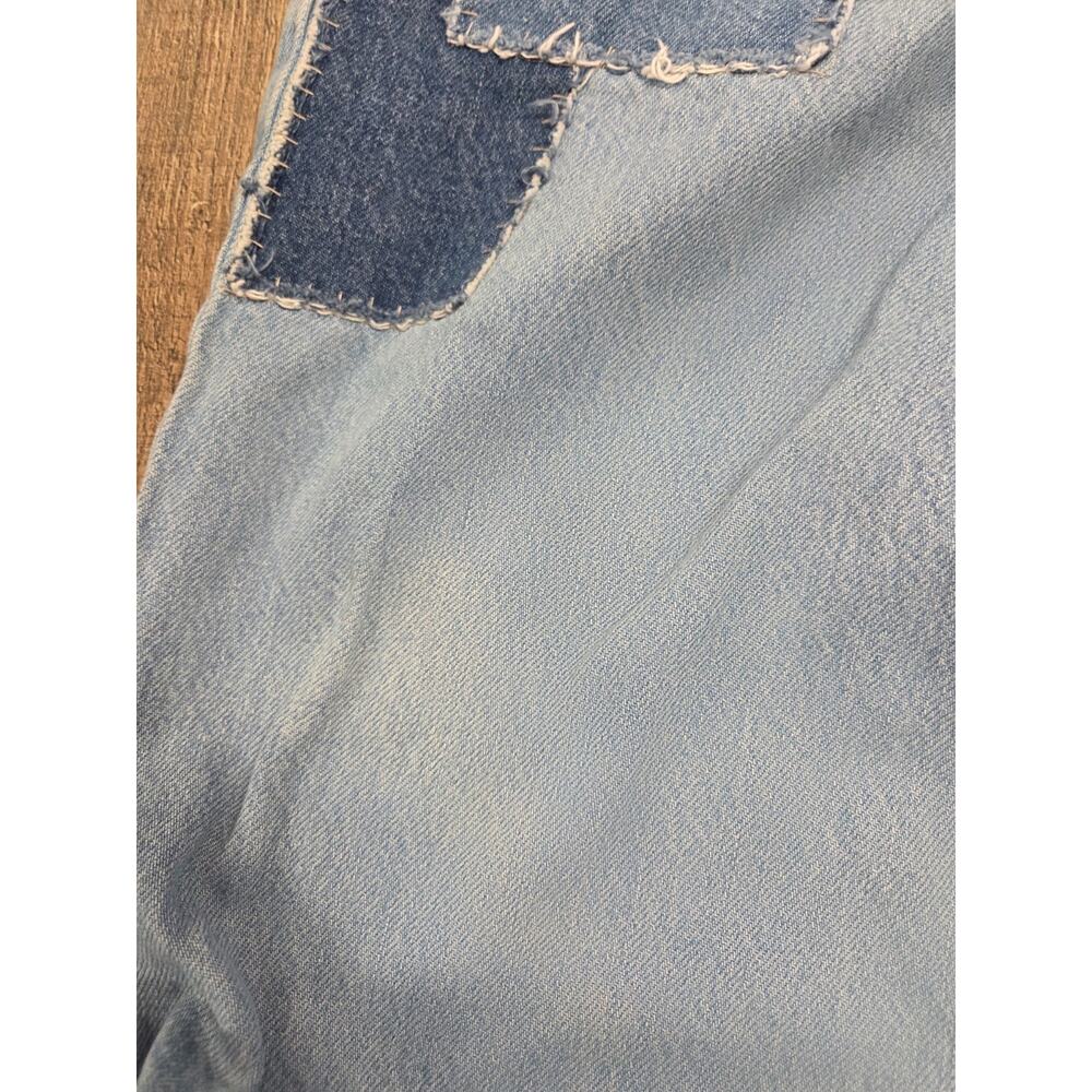 BDG Urban Outfitters Patchwork Wide Leg Puddle Jeans Skater 26" Waist - Picture 4 of 8
